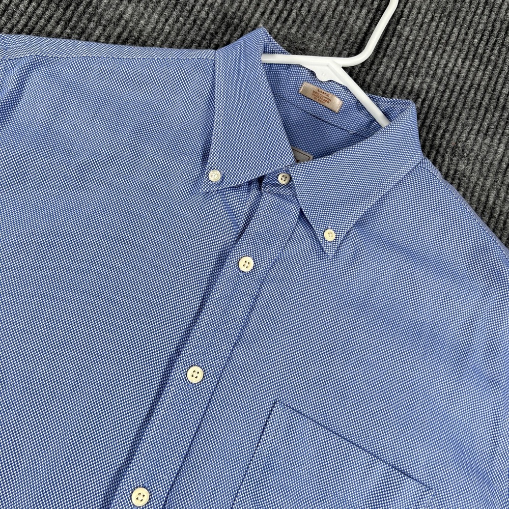 Peter Millar Shirt Mens XL Extra Large Blue Long Sleeve Button Down